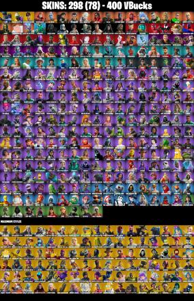 (PC/XBOX) 298 SKINS 🔥 Renegade Raider 🔥 Florin 🔥 Subzero Cryptic 🔥 Unchained Ramirez 🔥 The Imagined 🔥 The Origin 🔥 Era 🔥 400 V-Buc🔥 PARENTAL CONTROLS — image 2