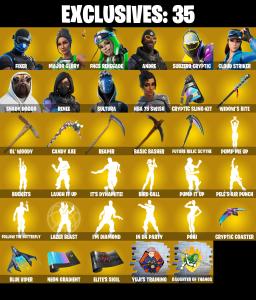 (PC/XBOX) 293 SKINS ๐ฅ Renegade Raider ๐ฅ Fixer ๐ฅ Major Glory ๐ฅ FNCS Renegade ๐ฅ Andre ๐ฅ Subzero Cryptic ๐ฅ Cloud Striker ๐ฅ 450 V-Buc๐ฅ PARENTAL CONTROLS โ Fortnite account listing