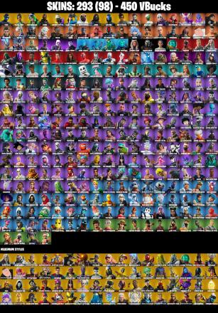 (PC/XBOX) 293 SKINS 🔥 Renegade Raider 🔥 Fixer 🔥 Major Glory 🔥 FNCS Renegade 🔥 Andre 🔥 Subzero Cryptic 🔥 Cloud Striker 🔥 450 V-Buc🔥 PARENTAL CONTROLS — image 2