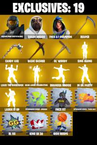(PC/PSN) 317 SKINS 🔥 Master Chief (Matte Black) 🔥 Shady Doggo 🔥 FNCS 3:1 Champion 🔥 Menace 🔥 Predator 🔥 Galaxy Scout 🔥 Raz 🔥 1100 VB | PARENTAL CONTROLS — Fortnite account listing