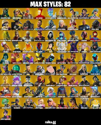 (PC/PSN/XBOX) 600 VB) 227 SKINS 🎰 Master Chief 🎰 Gold Kratos 🎰 Championship Jonesy 🎰 Era 🎰 Zeus 🎰 Red Knight 🎰 Raz 🎰 Son Goku 🎰 Mizuki 🎰 PARENTAL CONTROL — image 3