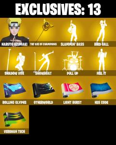 (PC/PSN/XBOX) 208 SKINS ๐ซ Renegade Raider โก๏ธ Naruto Uzumaki ๐ Vegeta โก๏ธ Son Goku ๐ Joltara โก๏ธ Darth Maul ๐ Mandalorian Warrior | 0 V-Buck | PARENTAL CONTROLS โ Fortnite account listing