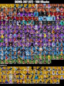 (PC/PSN/XBOX) 150 VB) 207 skins | Gold Brutus | Gold Meowscles | Gold Midas | Sultura | Cloud Striker | Fixer | Carbon Commando | Prodigy | Snap — Fortnite account listing