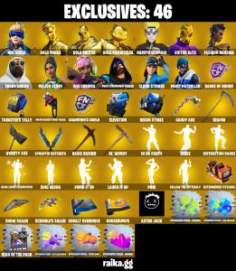 EMAIL CHANGEABLE (PC/PSN/XBOX) 200 VB) 256 SKINS β€οΈ Neo Versa β€οΈ Gold Midas β€οΈ Gold Brutus β€οΈ Gold Meowscles β€οΈ Naruto Uzumaki β€οΈ Victor Elite β€οΈ Fashion Banshee β Fortnite account listing