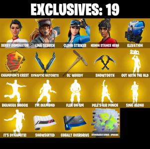 (PC/PSN/XBOX) 209 SKINS ๐ซ Renegade Raider โก๏ธ Derby Dominator ๐ Lina Scorch โก๏ธ Cloud Striker ๐ Heron Stance Hero โก๏ธ Optimus Prime | 1050 V-Buck | PARENTAL CONTROLS โ Fortnite account listing