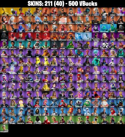 (PC/PSN/XBOX) 211 SKINS 💫 Master Chief ⚡️ Gold Midas 💍 Subzero Cryptic ⚡️ Heron Stance Hero 💍 Rogue Agent ⚡️ Lina Scorch 💍 Hybrid | 500 V-Buck | PARENTAL CONTROLS — image 2