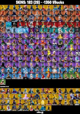 💥 EXCLUSIVE OFFER 💥(PC/PSN/XBOX) 183 SKINS 💫 Renegade Raider ⚡️ Gold Midas 💍 Fixer ⚡️ Sultura 💍 Point Patroller ⚡️ Vivi Chroma 💍 Trilogy ⚡️ Prodigy | --1350 V-Buck | PARENTAL CONTROLS — image 2
