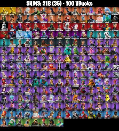 (PC/PSN/XBOX) 218 SKINS π« Aerial Assault Trooper β‘οΈ Gold Brutus π Gold Midas β‘οΈ Zeus π Snap β‘οΈ Twyn π Eternal Knight | 100 V-Buck | PARENTAL CONTROLS β image 2