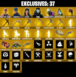 (PC/PSN/XBOX) 217 SKINS ๐ซ Clutch โก๏ธ Grind ๐ Subzero Cryptic โก๏ธ Catalyst ๐ Fusion โก๏ธ Zeus ๐ Hybrid โก๏ธ Snap ๐ Raven โก๏ธ Twyn | 550 V-Buck | PARENTAL CONTROLS โ Fortnite account listing