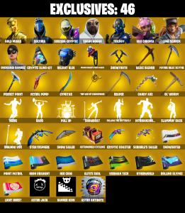 (PC/PSN/XBOX) 227 SKINS 💫 Renegade Raider ⚡️ Gold Midas 💍 Sultura ⚡️ Subzero Cryptic 💍 Shady Doggo ⚡️ Trilogy 💍 Vivi Chroma | 550 V-Buck | PARENTAL CONTROLS — Fortnite account listing