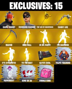 (PC/PSN/XBOX) 222 SKINS ๐ซ Renegade Raider โก๏ธ Game Knight ๐ Unchained Ramirez โก๏ธ Optimus Prime ๐ Zeus โก๏ธ Kado Thorne ๐ Son Goku | 0 V-Buck | PARENTAL CONTROLS โ Fortnite account listing
