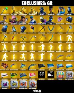 (PC) 1500 VB) 291 SKINS 🔥 Gold Midas 🔥 Gold Meowscles 🔥 Gold Brutus 🔥 Trilogy 🔥 Mat Master 🔥 Cloud Striker 🔥 Sultura 🔥 Aura Analyzer 🔥 PARENTAL CONTROLS — Fortnite account listing