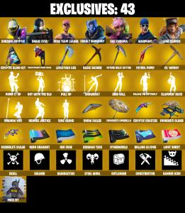 (PC/PSN/XBOX) 230 SKINS 💫 Subzero Cryptic ⚡️ Snake Eyes 💍 Cobalt Snowfoot ⚡️ Vivi Chroma 💍 Lina Scorch ⚡️ The Ageless | 150 V-Buck | PARENTAL CONTROLS — Fortnite account listing