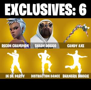 (PC/PSN/XBOX) 234 SKINS 💫 Renegade Raider ⚡️ Aerial Assault Trooper 💍 Recon Champion ⚡️ Shady Doggo 💍 The Ageless ⚡️ Peter Griffin | 300 V-Buck | PARENTAL CONTROLS — Fortnite account listing