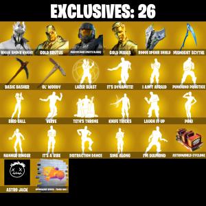 ✨ EXCLUSIVE OFFER⚡️(PC) 100 VB) 323 SKINS 💫 Renegade Raider 🔥 Rogue Spider Knight 💎 Gold Brutus 🔥 Master Chief (Matte Black) 💎 Gold Midas 🔥 Predator 💎 Red Knight | PARENTAL CONTROL — Fortnite account listing