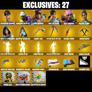 (PC/PSN/XBOX) 224 SKINS 💫 Renegade Raider ⚡️ Aerial Assault Trooper 💍 Unchained Ramirez ⚡️ Subzero Cryptic 💍 Lina Scorch | 700 V-Buck | PARENTAL CONTROLS — Fortnite account listing