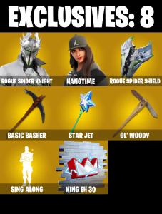 (PC/PSN/XBOX) 227 SKINS 💫 Rogue Spider Knight ⚡️ Hangtime 💍 The Ageless ⚡️ Kymera 💍 Peter Griffin ⚡️ Nezumi 💍 The Imagined ⚡️ Joey | 3450 V-Buck | PARENTAL CONTROLS — Fortnite account listing