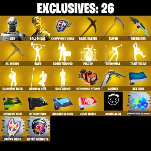 (PC/PSN/XBOX) 236 SKINS 💫 Eon ⚡️ Gold Midas 💍 Zenith ⚡️ The Ageless 💍 Lynx ⚡️ Kymera 💍 Peter Griffin ⚡️ Gear Specialist Maya | 0 V-Buck | PARENTAL CONTROLS — Fortnite account listing