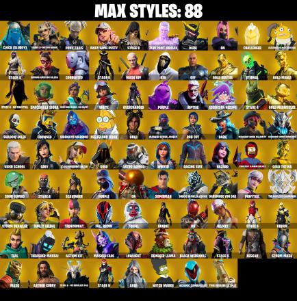 (PC/PSN/XBOX) 239 SKINS 💫 Huntmaster Saber ⚡️ Gold Brutus 💍 Gold Midas ⚡️ Gold Meowscles 💍 Gold TNTina ⚡️ Shady Doggo | 1200 V-Buck | PARENTAL CONTROLS — image 3