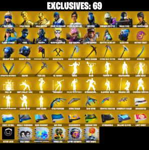 (PC/PSN/XBOX) 239 SKINS ๐ซ Neo Versa โก๏ธ Gold Midas ๐ Gold Brutus โก๏ธ Point Patroller ๐ Pitch Patroller โก๏ธ Sultura ๐ Subzero Cryptic | 550 V-Buck | PARENTAL CONTROLS โ Fortnite account listing