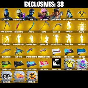 (PC/PSN/XBOX) 235 SKINS 💫 Renegade Raider ⚡️ Sultura 💍 Subzero Cryptic ⚡️ Fixer 💍 Vivi Chroma ⚡️ Lina Scorch 💍 The Ageless | 900 V-Buck | PARENTAL CONTROLS — Fortnite account listing