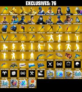 💥 EXCLUSIVE OFFER 💥(PC/PSN/XBOX) 248 SKINS 💫 Gold Meowscles ⚡️ Gold Midas 💍 Gold Brutus ⚡️ Point Patroller 💍 Royale Bomber ⚡️ Clutch 💍 Sultura ⚡️ Subzero Cryptic | 1100 V-Buck | PARENTAL CONTROLS — Fortnite account listing
