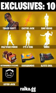 ๐ฅ EXCLUSIVE OFFER ๐ฅ(PC/PSN/XBOX) 128 SKINS ๐ซ Travis Scott โก๏ธ Era ๐ Galaxy Scout โก๏ธ Cyclo ๐ Spectra Knight โก๏ธ The Ageless ๐ Twyn โก๏ธ Peter Griffin ๐ Deadfire / | 150 V-Buck | PARENTAL CONTROLS โ Fortnite account listing