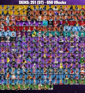 [PC/PSN/XBOX] 251 Skins | Blue Team Leader | Astro Jack | OG Paradigma | Gold Brutus | Gold Midas | Grind | Blue Striker | Point Patroller | Chani | OG STW — Fortnite account listing