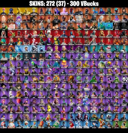 [PC/PSN] 272 Skins | Wildcat | Astro Jack | Gold Midas | Gold Brutus | Naruto Uzumaki | OVERCHARGED | Harbinger Armor Omegarok | MASKED FADE — image 1