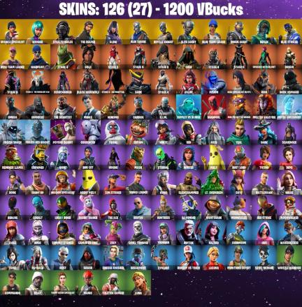 [PC/PSN/XBOX] 126 Skins | Wonder | Stealth Reflex | Glow | The Reaper | Sparkle Specialist | Blue Squire | Royale Knight | Elite Agent | OG STW — image 2