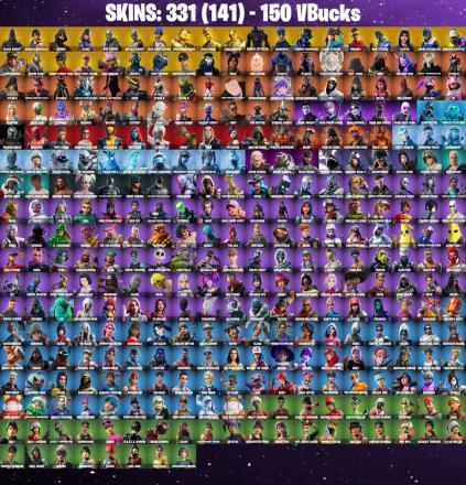 [PC/PSN/XBOX] 331 Skins | Black Knight | IKONIK | Merry Mint Axe | Renegade Raider | Sparkle Specialist | Glow | Blue Squire | Royale Knight | OG STW — image 1