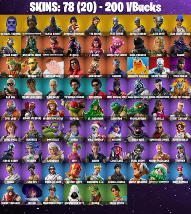 [PC/PSN/XBOX] 78 Skins | 2OG | OG Skull Trooper | OG Aerial Assault Trooper | Black Knight | Sparkle Specialist | The Reaper | Blue Squire | Royale Knight — image 2