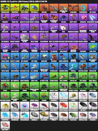 [PC/XBOX] | 130 skins | 1350 V-bucks | Take The L | The Reaper | Elite Agent | Omega | Trilogy | Carbon Commando | Point Patroller | #BAK9707 — image 5