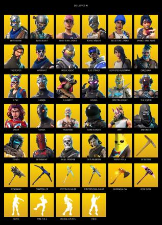 [PC/XBOX] | 67 skins | 750 V-bucks | Floss | Take The L | OG STW | Sparkle Specialist | Royale Knight | The Reaper | Elite Agent | #MPF3443 — image 1