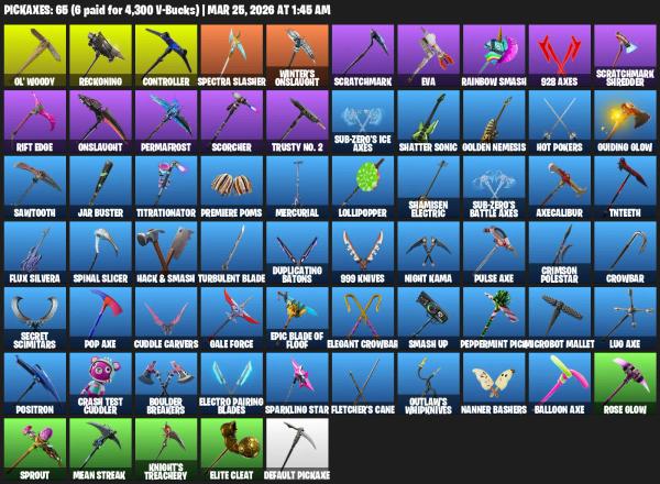 [PC/XBOX] | 67 skins | 750 V-bucks | Floss | Take The L | OG STW | Sparkle Specialist | Royale Knight | The Reaper | Elite Agent | #MPF3443 — image 3