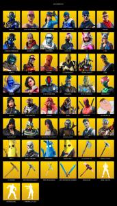 [PC/PSN/XBOX] | 156 skins | Leviathan Axe | OG STW | Trilogy | Rose Team Leader | Cloud Striker | Point Patroller | Warpaint | Prodigy | #CWH0205 — Fortnite account listing