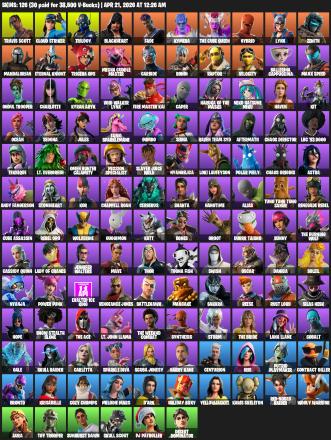 [PC] | 126 skins | Take The L | Travis Scott | Cloud Striker | Trilogy | Blackheart | Fade | Kymera | The Cube Queen | Hybrid | Lynx | #BPB5443 — image 2