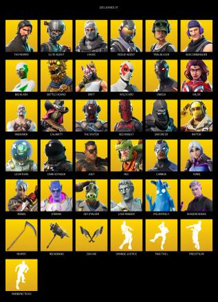 [PC/PSN/XBOX] | 108 skins | Take The L | The Reaper | Elite Agent | Omega | Havoc | Rogue Agent | Trailblazer | Sub Commander | Backlash | #UJX2506 — image 1