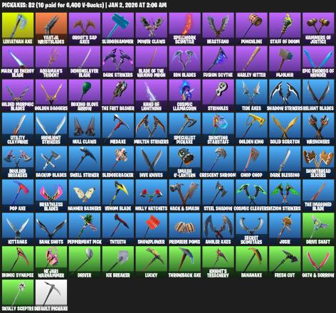 [PC/PSN/XBOX] | 90 skins | Leviathan Axe | Deadpool | Fusion | Predator | Kymera | Midas | Catalyst | Fade | Fallen Love Ranger | Galaxia | #BRI7299 — image 3