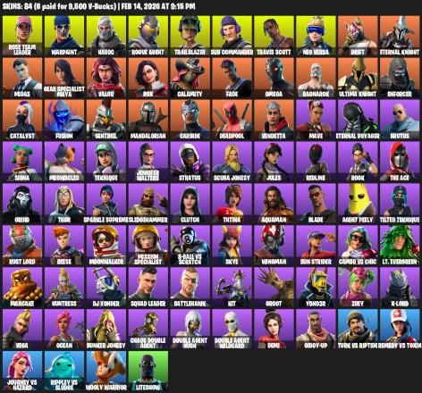 [PC/XBOX] | 84 skins | Take The L | OG STW | Travis Scott | Omega | Rose Team Leader | Warpaint | Havoc | Rogue Agent | Trailblazer | #YKZ0365 — image 2