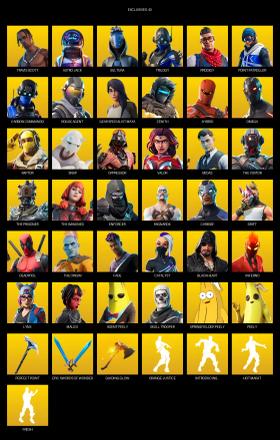 [PC] | 149 skins | Travis Scott | Omega | Astro Jack | Sultura | Trilogy | Prodigy | Point Patroller | Carbon Commando | Rogue Agent | #VFW2906 — image 1