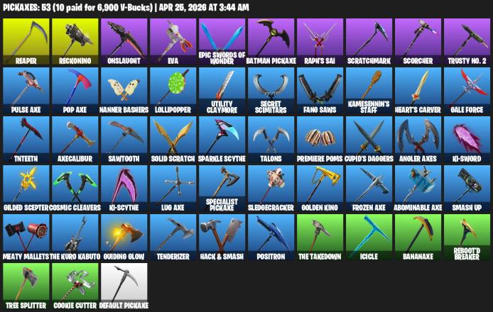 [PC/XBOX] | 79 skins | Take The L | Travis Scott | Royale Knight | The Reaper | Elite Agent | Blue Squire | Omega | Breakpoint | Astro Jack | #TCA2232 — image 3