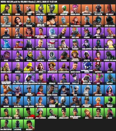 [PC/PSN/XBOX] | 103 skins | Take The L | The Reaper | Elite Agent | Omega | Drift | Rogue Agent | Backlash | Power Chord | Ragnarok | #UED0907 — image 2