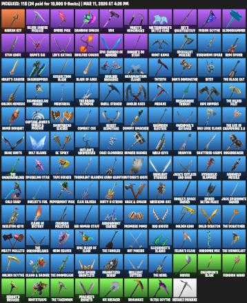 [PC/PSN/XBOX] | 110 skins | 1250 V-bucks | Travis Scott | John Wick | Backlash | Gear Specialist Maya | Red Knight | Rox | Midas | #IIP5411 — image 3