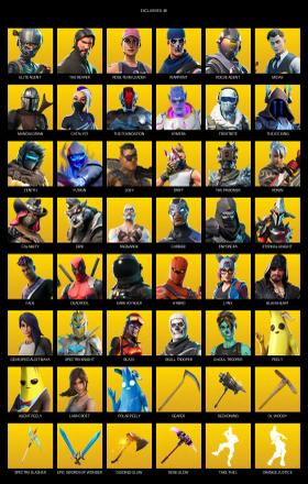 [PC/PSN] | 121 skins | Take The L | OG STW | The Reaper | Elite Agent | Lara Croft | Rose Team Leader | Warpaint | Rogue Agent | Midas | #WJG0052 — image 1