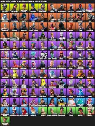 [PC/PSN] | 121 skins | Take The L | OG STW | The Reaper | Elite Agent | Lara Croft | Rose Team Leader | Warpaint | Rogue Agent | Midas | #WJG0052 — image 2