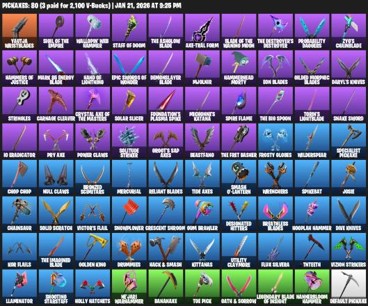 [PC/PSN/XBOX] | 75 skins | Travis Scott | Lara Croft | John Wick | Gear Specialist Maya | Mandalorian | Joey | Raz | Kymera | Menace | #LSH0654 — image 3