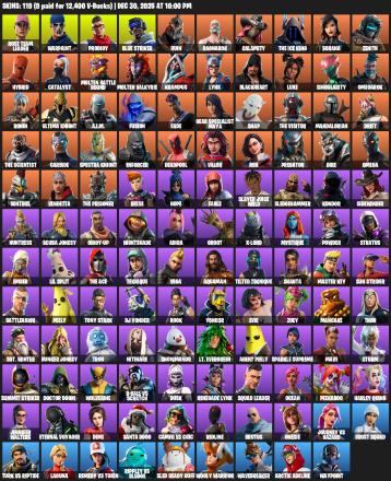 [PC] | 119 skins | 550 V-bucks | Merry Mint Axe | OG STW | Omega | Rose Team Leader | Warpaint | Prodigy | Blue Striker | Ruin | Ragnarok | #XWE1515 — image 2
