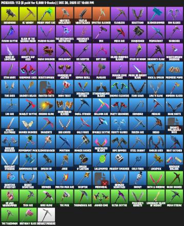[PC] | 119 skins | 550 V-bucks | Merry Mint Axe | OG STW | Omega | Rose Team Leader | Warpaint | Prodigy | Blue Striker | Ruin | Ragnarok | #XWE1515 — image 3