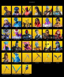 [PC/PSN/XBOX] | 111 skins | 500 V-bucks | Travis Scott | Lara Croft | Astro Jack | Deadpool | Gear Specialist Maya | Ronin | Spectra Knight | #MSE1579 — Fortnite account listing